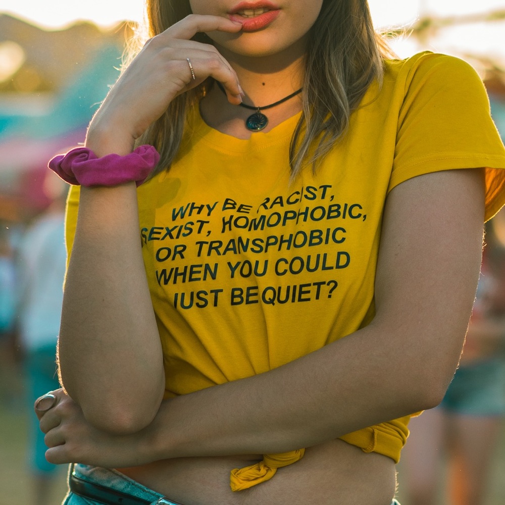 Yellow t shirt